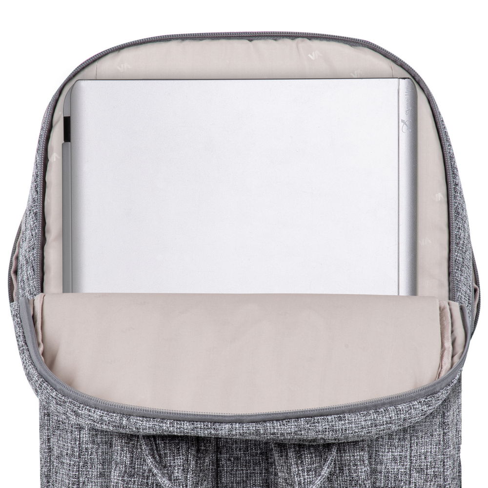 Bel çantası 15.6 Rıvacase 7962 Light grey — Mallar, Bakı (5)