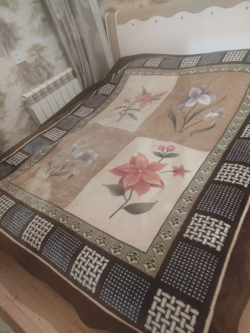 Yumşaq və isti örtük/pled – çarpayı və divan üçün - Material: qalın — Örtüklər və çarşavlar, Mingəçevir
