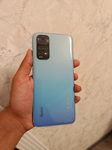 Redmi Note 11, 128 GB, rəng - Göy, Sensor, İki sim kartlı — Bakı