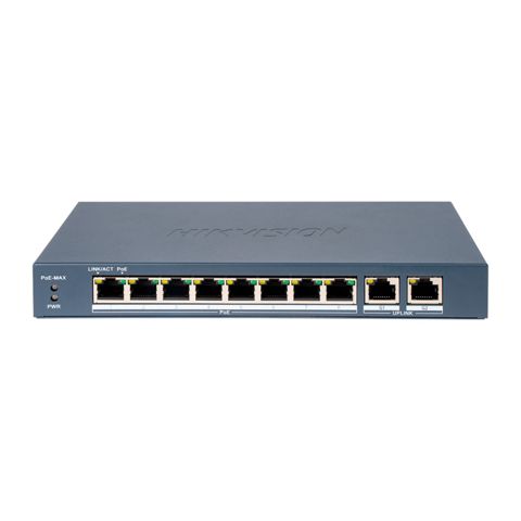 Hikvision DS-3E1310P-EI 8 Port Smart PoE Kommutator — Bakı