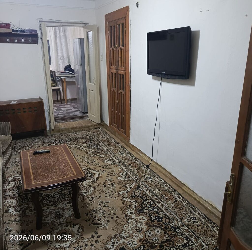 Otaqlı mənzil – tam mebel və məişət texnikası ilə - Yataq otağı: taxta — Mənzil, Bakı (4)