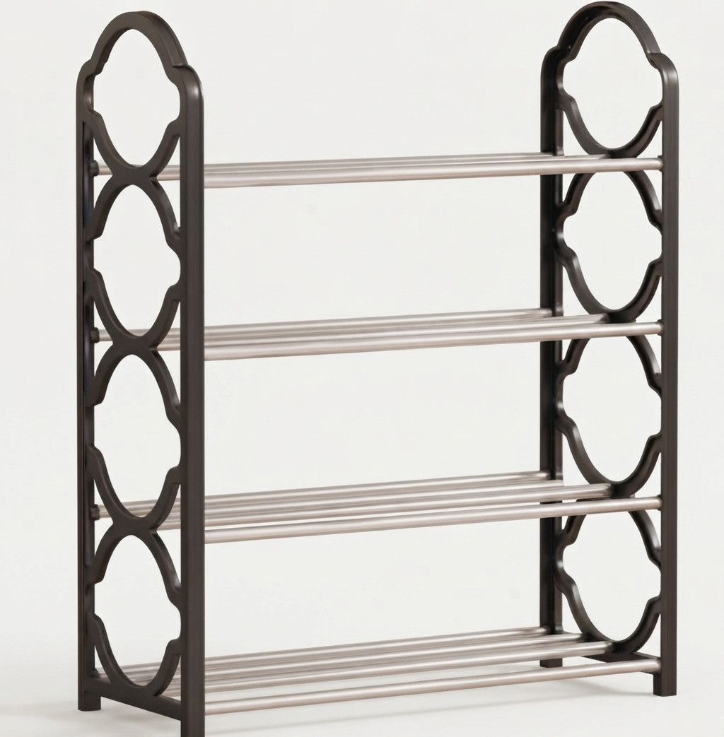Ayaqqabı üçün rəf 91904764, plastik, qara/boz, 19x80x35 sm — Mallar, Bakı