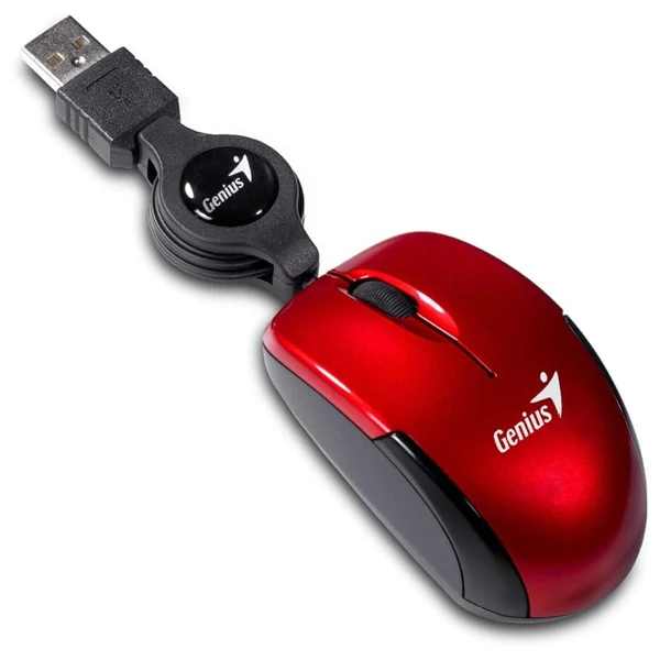 Genius Micro Traveler Mouse Red 31010100103-D — Mallar, Bakı