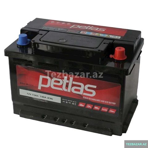 petlas 12v 75ah — Bakı