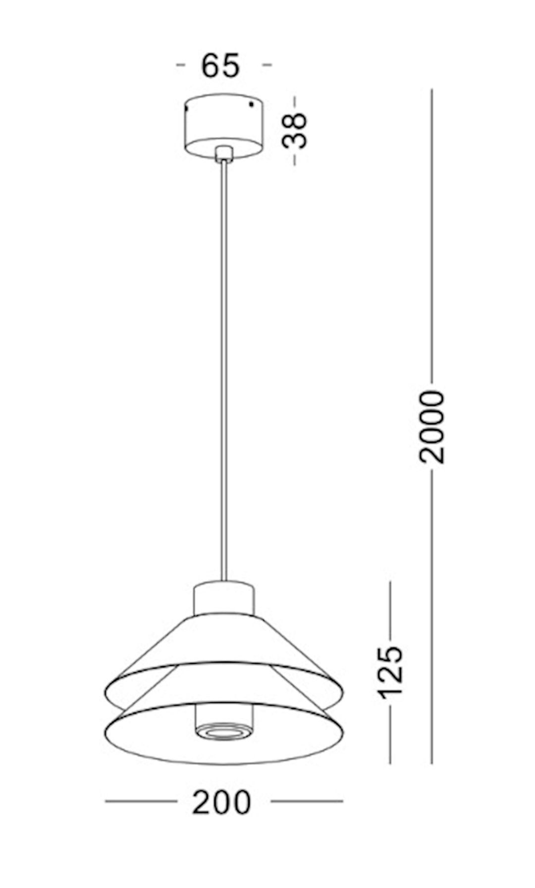 Asma çılçıraq Lustore LSP405-BK — Mallar, Bakı (2)