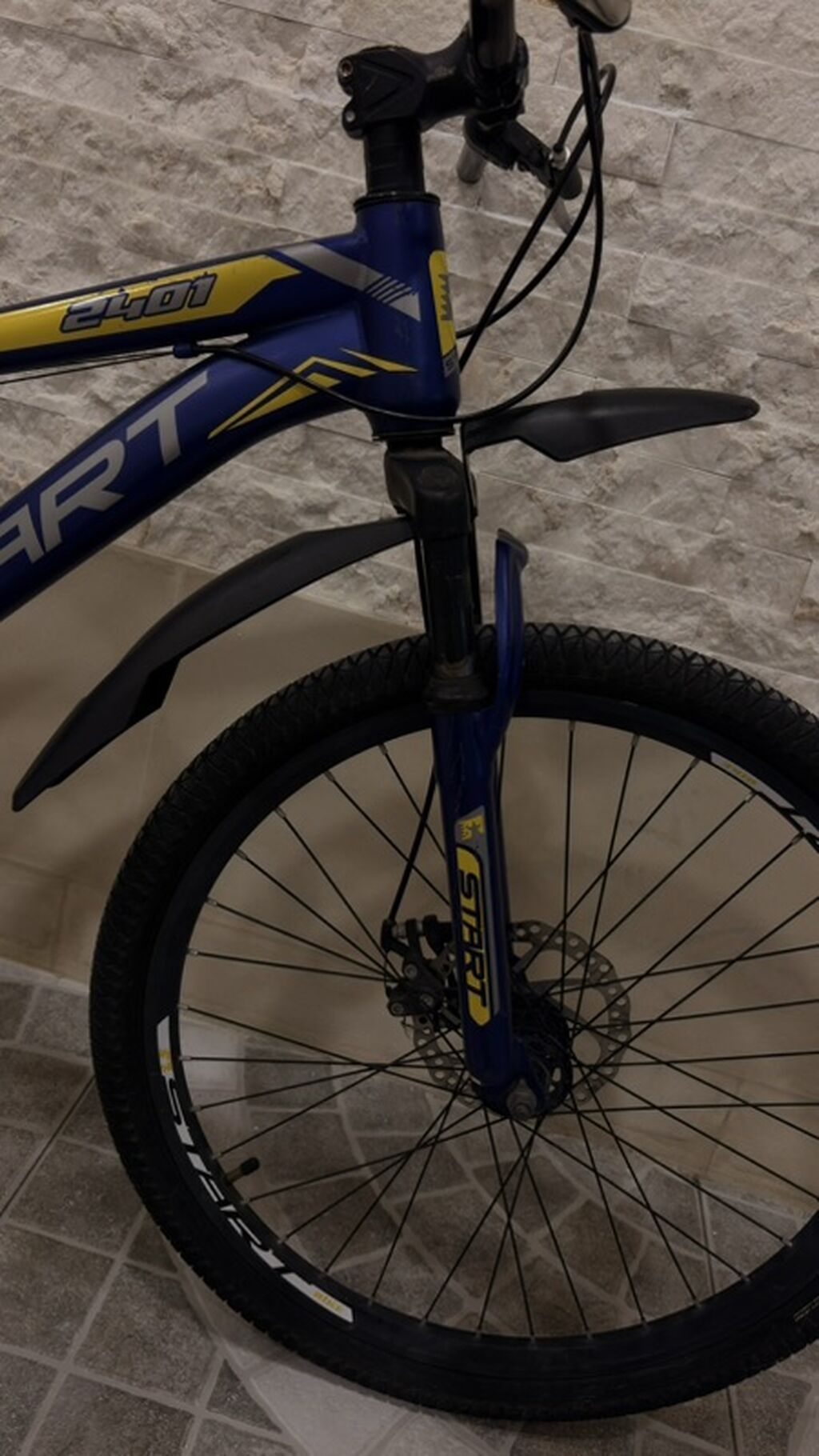 Start 24-01 dağ velosipedi - Çərçivə: polad, MTB Racing Division — Dağ velosipedləri, Şəki (3)
