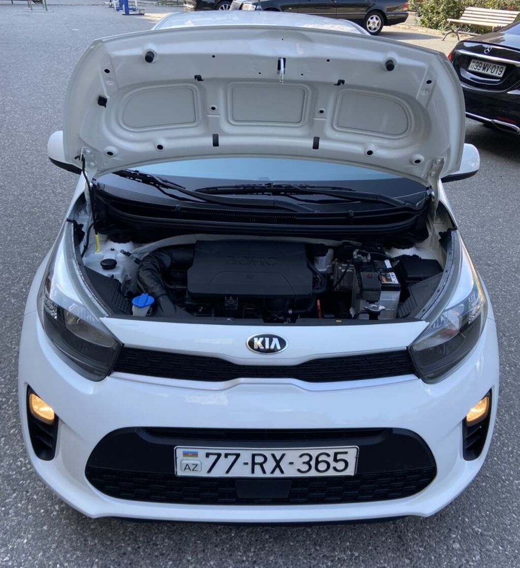 Kia Morning: 1 l 2018 il Hetçbek 77-RX-365 — Avtomobillər, Bakı (3)