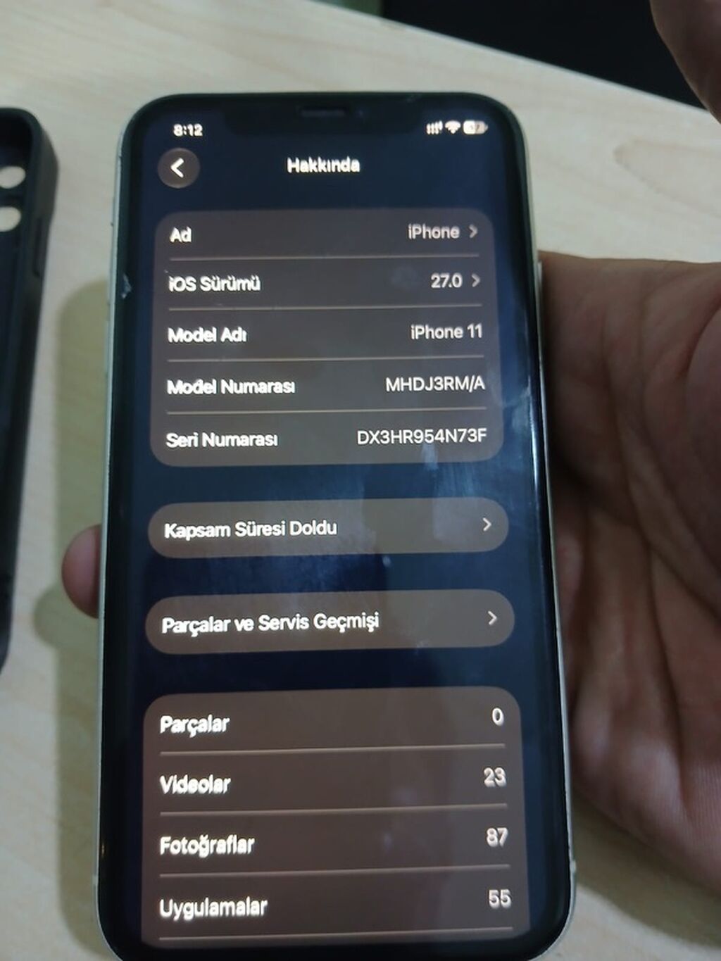 IPhone 11, Ağ, Face ID — Apple iPhone, Sumqayıt (4)