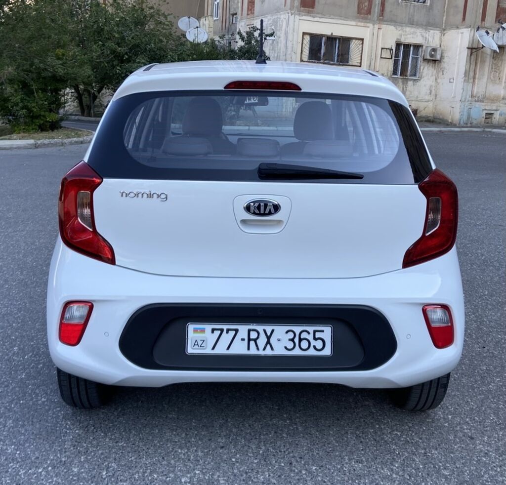 Kia Morning: 1 l 2018 il Hetçbek 77-RX-365 — Avtomobillər, Bakı (7)