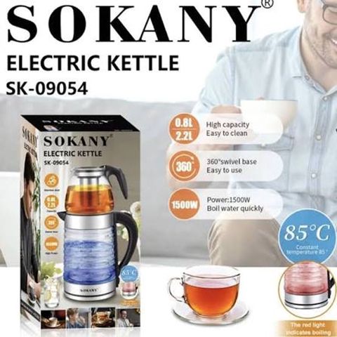 Elektrik çaydan Sokany, 2.1 - 2.5 l, Yeni, Ünvandan götürmə, Pulsuz çatdırılma, Ödənişli çatdırılma — Bakı
