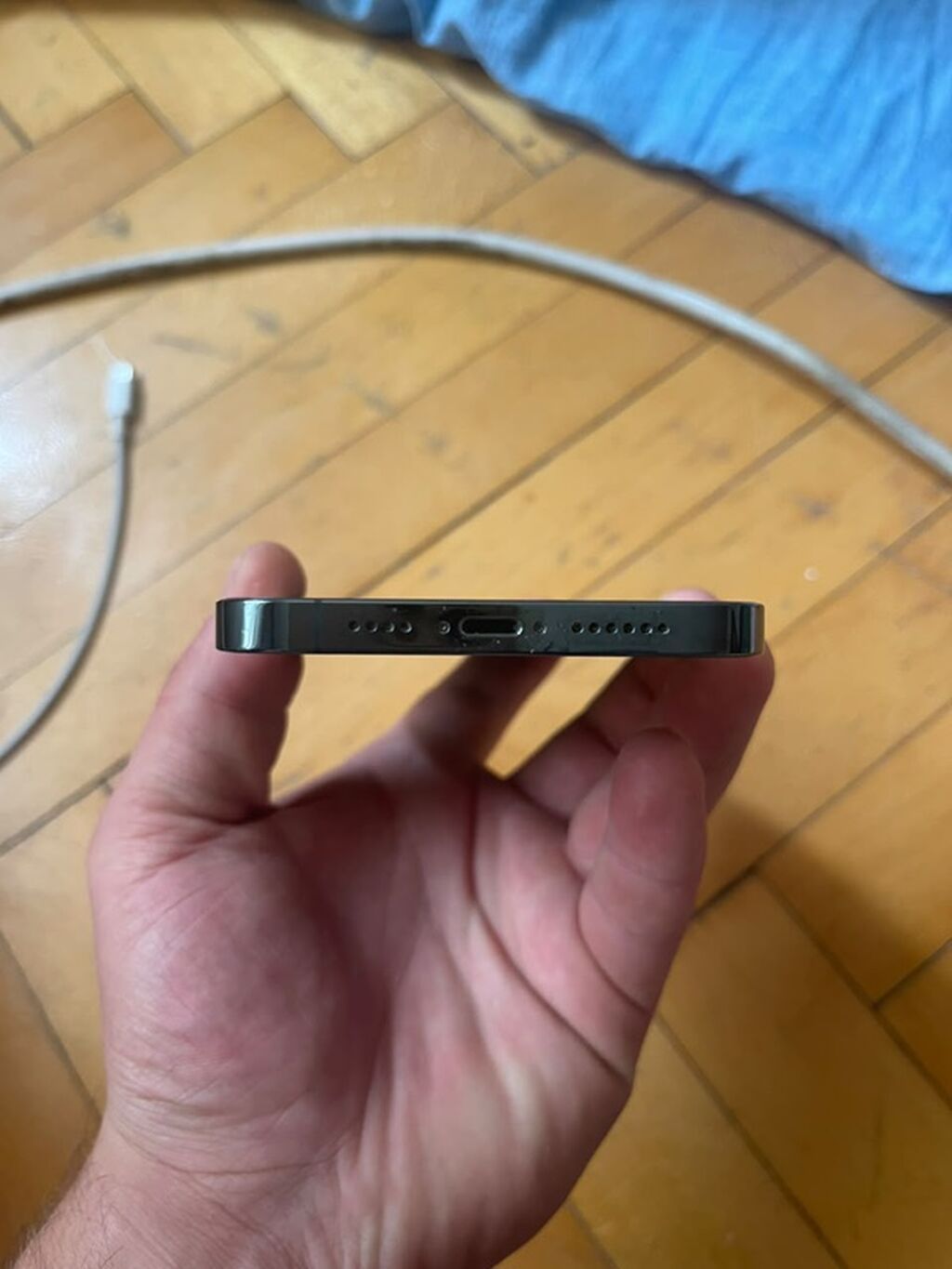 IPhone 12 Pro Max, 128 GB, Pacific Blue, Simsiz şarj, Face ID — Apple iPhone, Bakı (5)