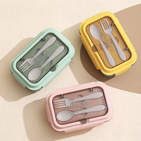 Bento Box iki bölməli nahar qabı dəsti — Bakı