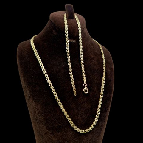 Zinət dəsti boyunbağı və qolbaq Azgold 10485, qızıl 585 əyar — Bakı