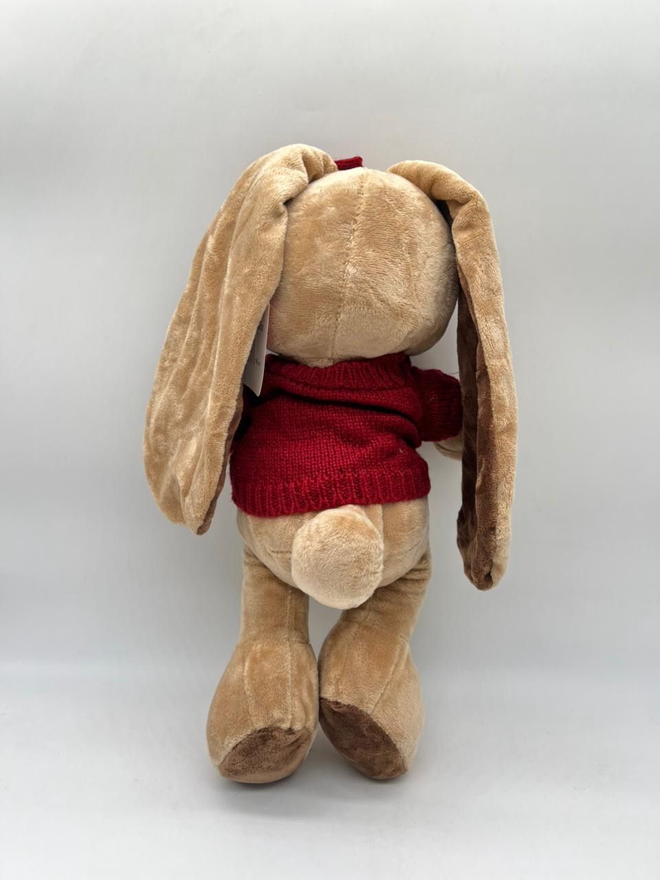 Yumşaq oyuncaq Dovşan, peluş, qəhvəyi/qırmızı, 25 sm — Yumşaq oyuncaqlar, Bakı (2)
