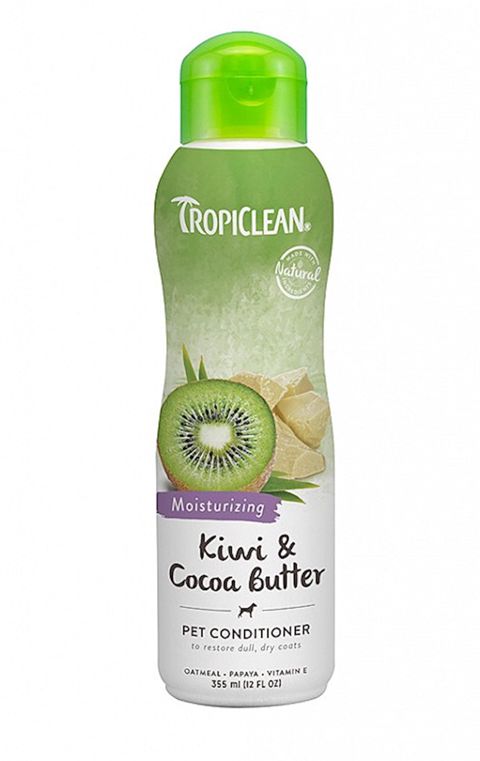 İtlər və pişiklər üçün nəmləndirici kondisioner TropiClean Kiwi & Cocoa Butter 355 ml — Bakı
