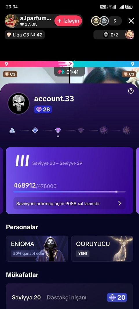 TikTok səhifəsi — Bakı