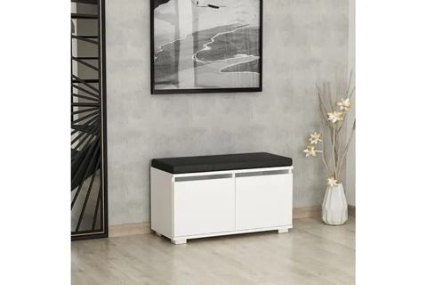 Ayaqqabı dolabı, laminat, ağ, 42x80x35 sm — Bakı