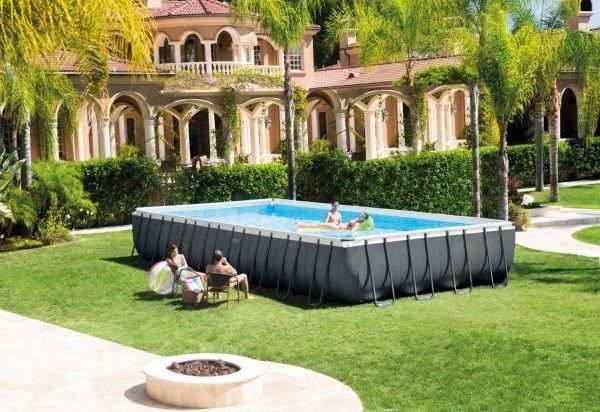 Karkaslı hovuz Intex Ultra XTR 26374, boz, 975x488x132 sm, 54368 l — Hovuzlar, Bakı (2)
