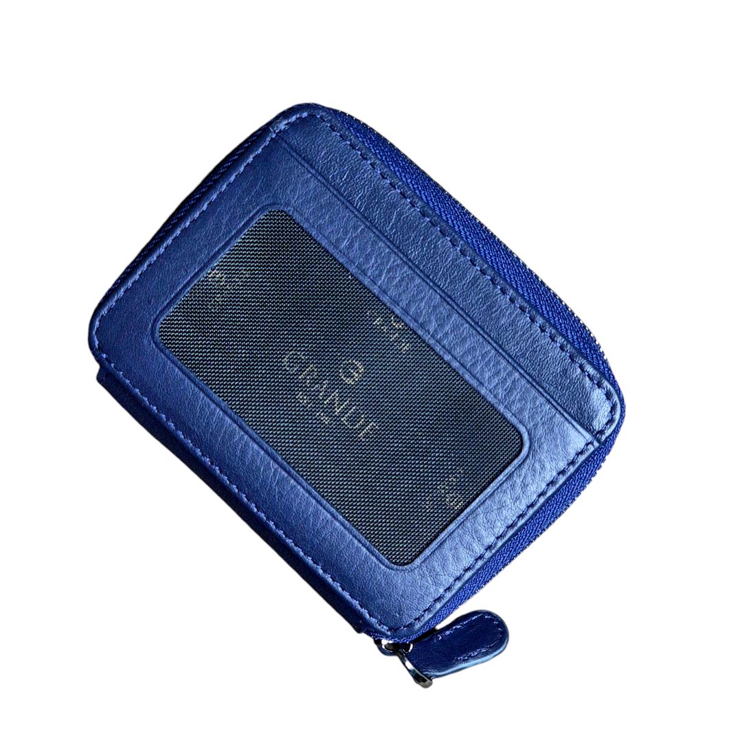 Kredit kart qabı dəri Grande 739 Göy — Mallar, Bakı (3)