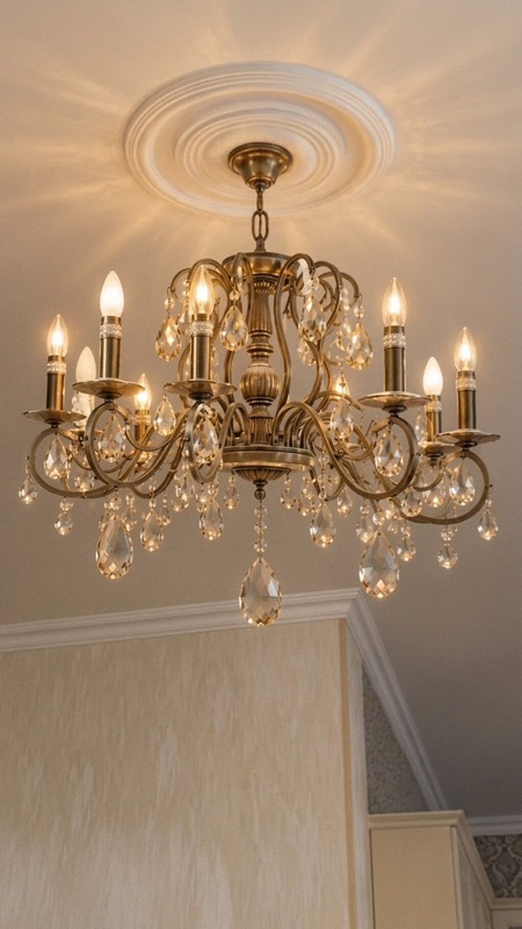 Çılçıraq, 8 lampa, Metal — Tavan is?qlar? v? cilc?raqlar, Saray