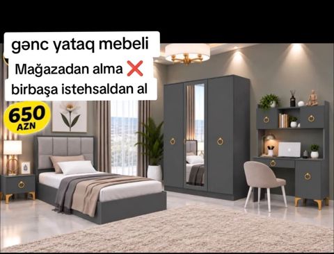 Oğlan və qız üçün, Yeni, Təknəfərlik çarpayı — Bakı
