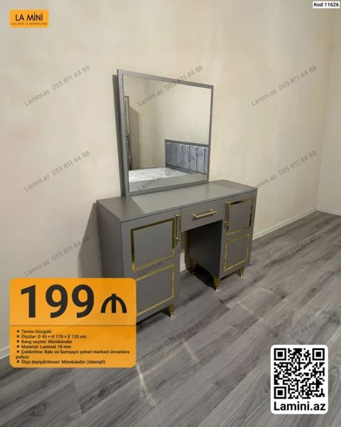 Siyirməli, Polkasız, Sadə laminat, Zəmanətsiz, Kredit yoxdur, Pulsuz quraşdırılma — Bakı