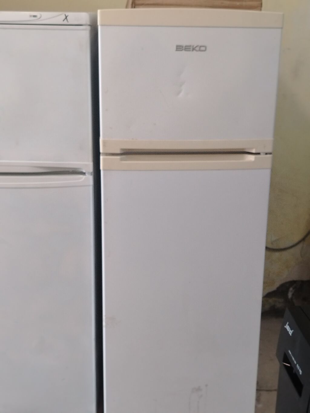 İşlənmiş 2 qapılı Beko Soyuducu Satılır, rəng - Ağ, Təkərli — Soyuducular, Bakı
