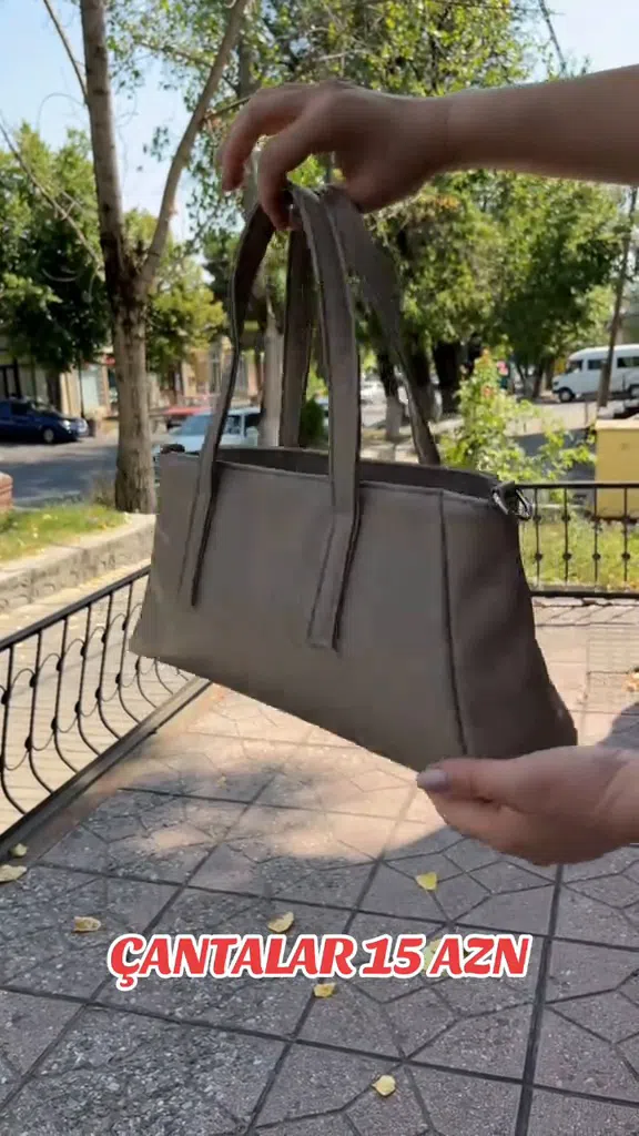 Qadın çantası, Bej rəng — Geyim, ayakkabı, aksesuarlar, Bakı (2)