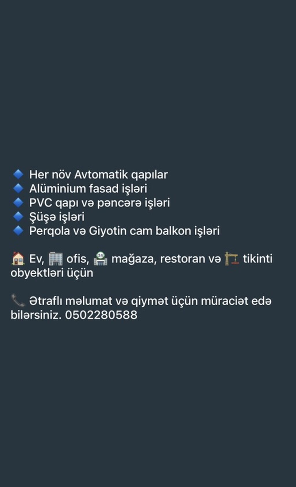 Şüşə balkon və terasa cam sistemləri – sürgülü, qatlanan və panoramik — Pəncərələr, qapılar, balkonlar, Bakı (7)
