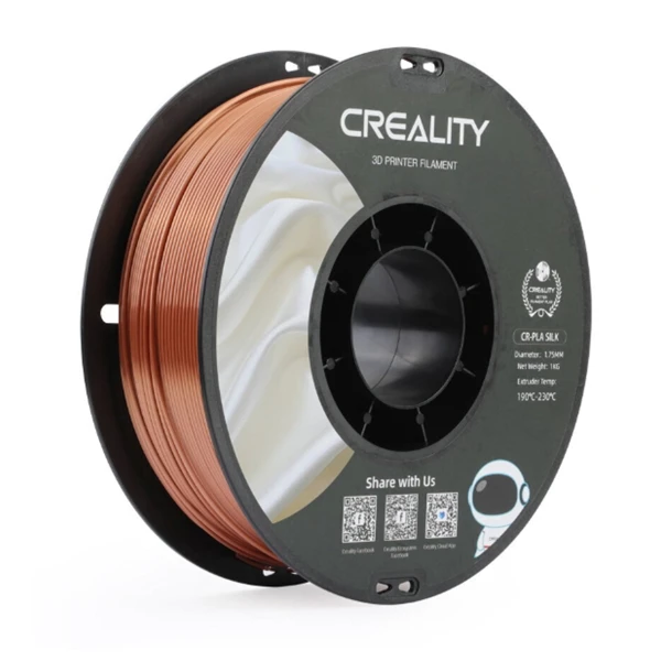 Creality CR-Silk PLA Red Copper 1.75mm 1kg 3A224500276 — Mallar, Bakı