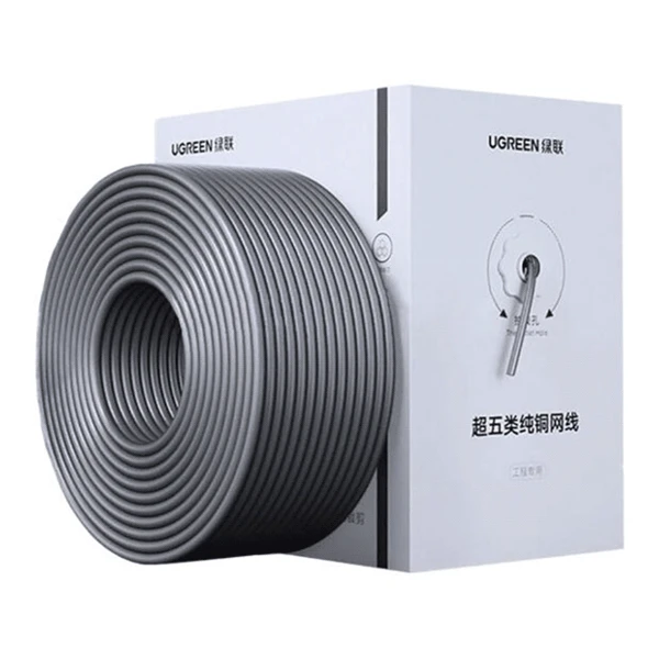 Ugreen NW102 Cat 6 U/utp Lan Cable 40 m Black 20169 — Bakı