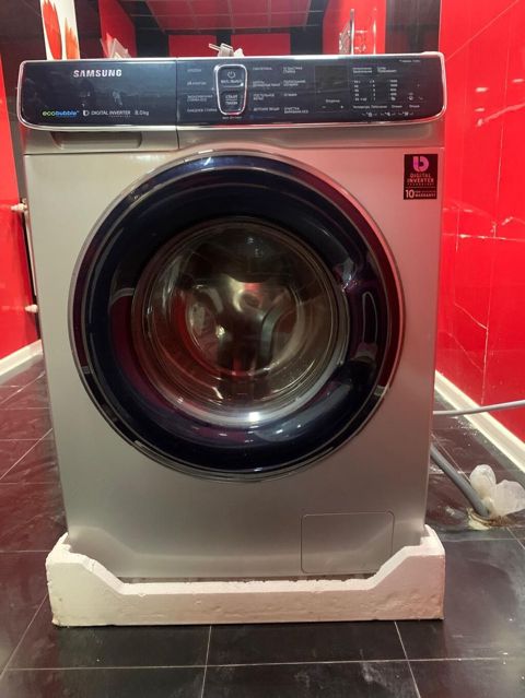 Samsung paltaryuyan maşın – EcoBubble, Digital Inverter, 8 kq — Gəncə