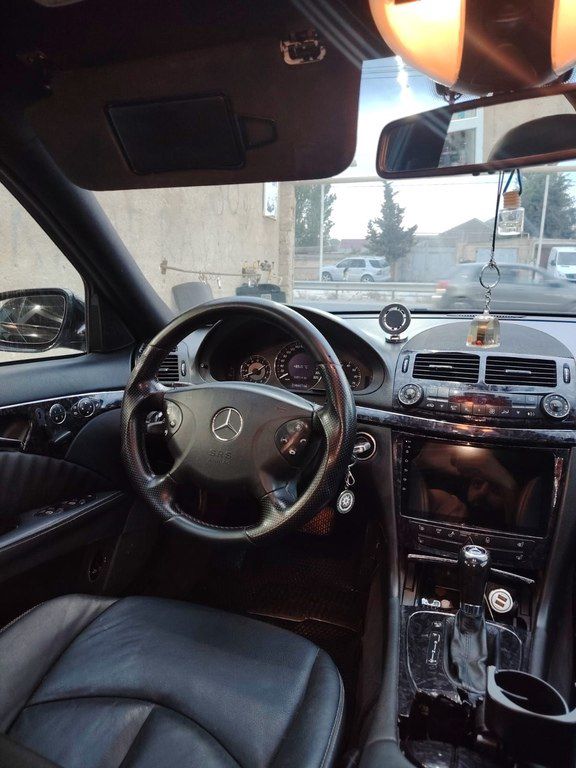 Mercedes E 320, 3.2 L, 2002 il, 201 586 km — Avtomobillər, Bakı (8)