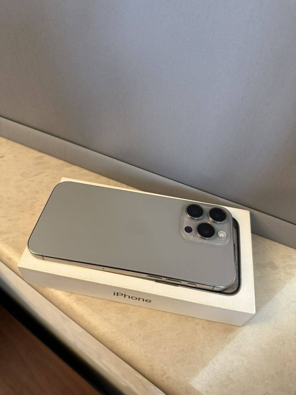 IPhone 15 Pro Max, Natural Titanium, Face ID — Apple iPhone, Bakı (3)