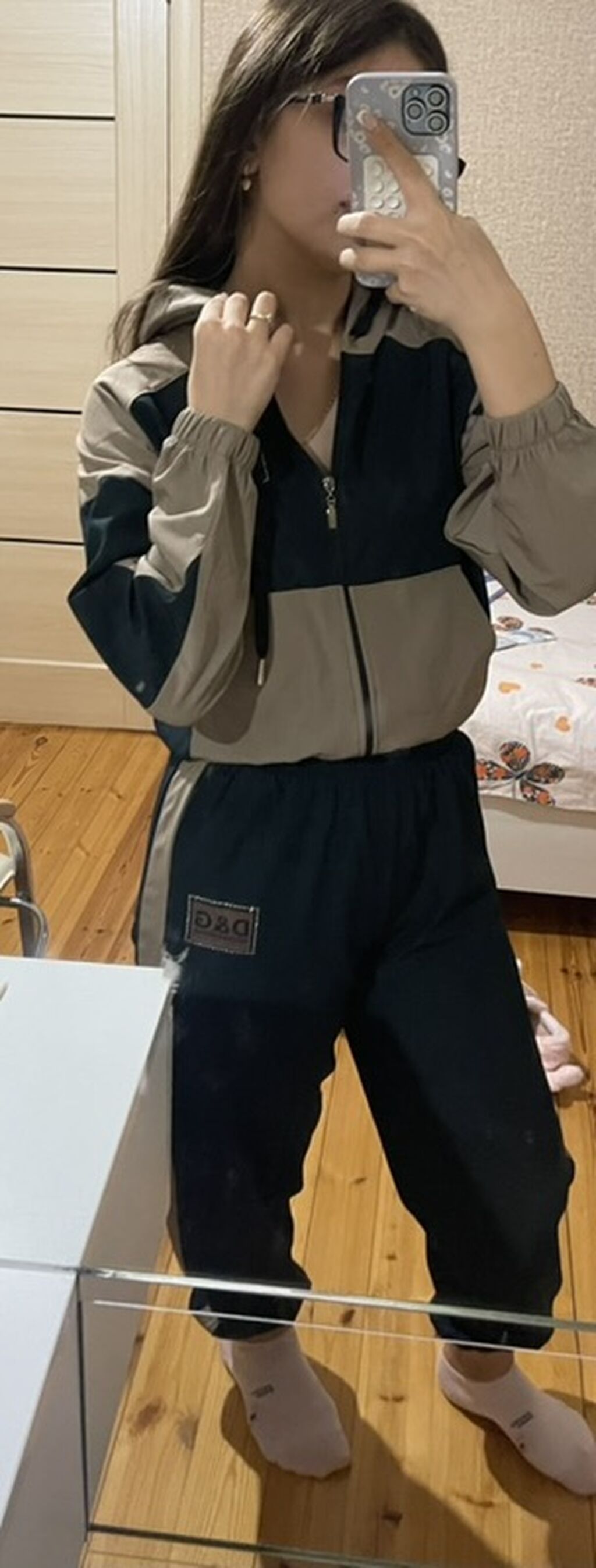 İdman dəsti – qadın - 2 parçalı dəst: jaket + şalvar - Rəng: tünd — İdman geyimi, Sumqayıt (2)