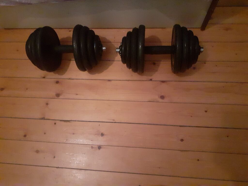 Dəmir Qantellər, Yeni — Dumbbellər, barbelər, diskləri, Masazır