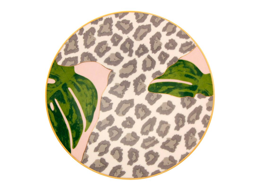 Boşqab Porland Africa Pattern3 farfor, rəngbərəng, 21 sm — Mallar, Bakı