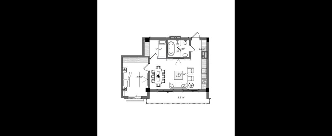 Satılır 3 otaqlı yeni tikili 73.9 m² — Mənzil, Qusar (7)