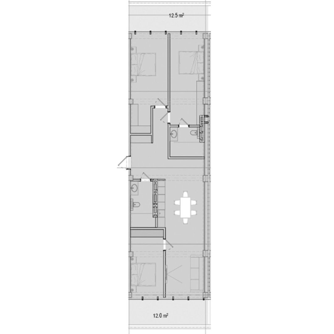 Satılır 4 otaqlı yeni tikili 159.8 m² — Mənzil, Bakı (7)