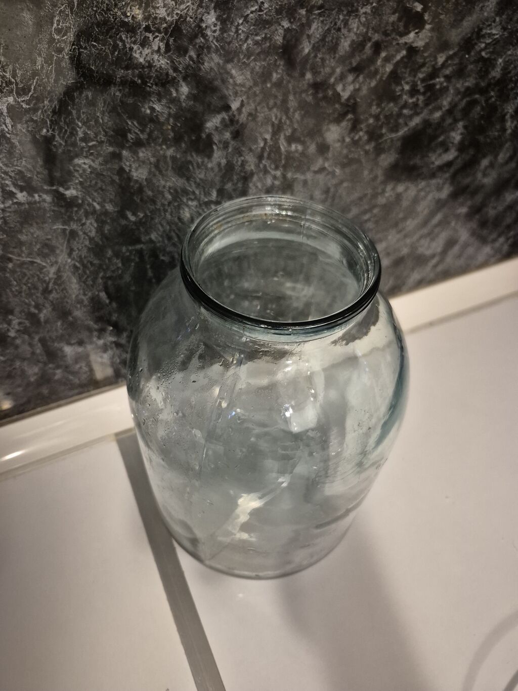Şüşə banka – 3 litrlik - Həcm: təxminən 3 litr - Material: qalın — Konservasiya malları, Masazır (2)