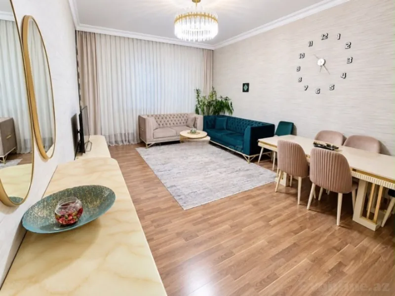 Satılır 3 otaqlı Mənzil Yeni tikili 135 m² Bakı, Binəqədi r., Memar Əcəmi m — Mənzil, Bakı