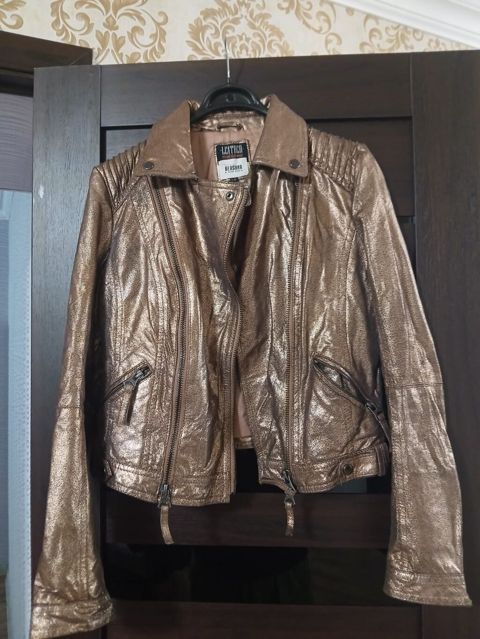 Dəri kurtka, Bershka, L — Bakı