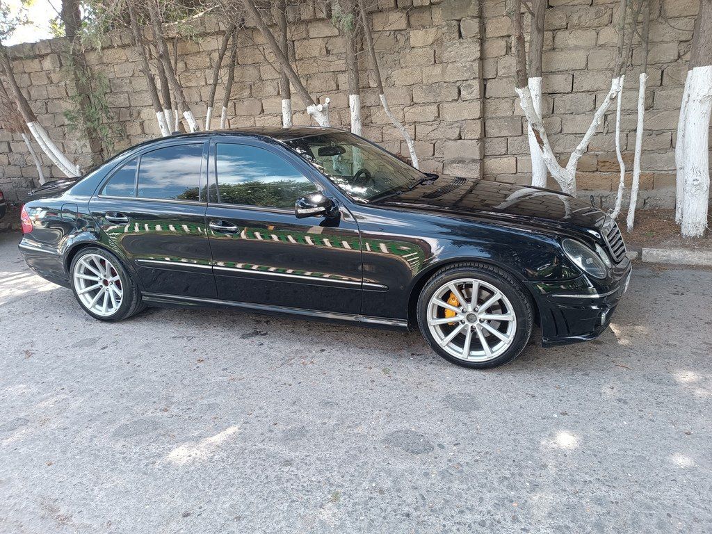 Mercedes E 320, 3.2 L, 2002 il, 201 586 km — Avtomobillər, Bakı (6)