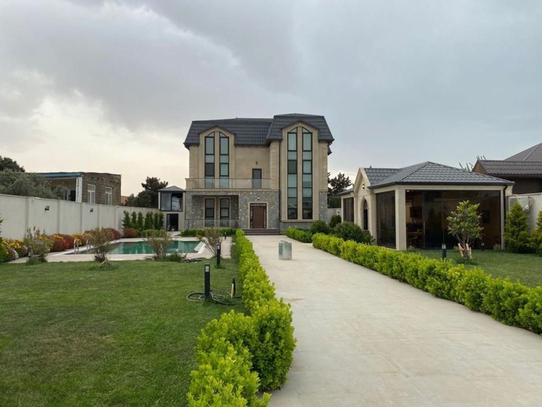 İcarəyə verilir 5 otaqlı həyət evi/bağ evi 400 m² — Ev, villa, Bakı (2)