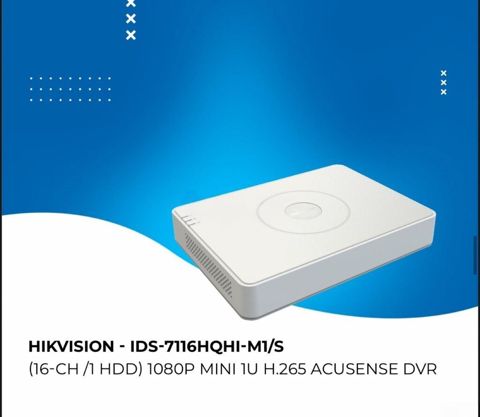 Hıkvısıon - IDS-7116HQHI-M1/S dvr 16 port hıkvısıon iDS-7116HQHI-M1/S — Bakı