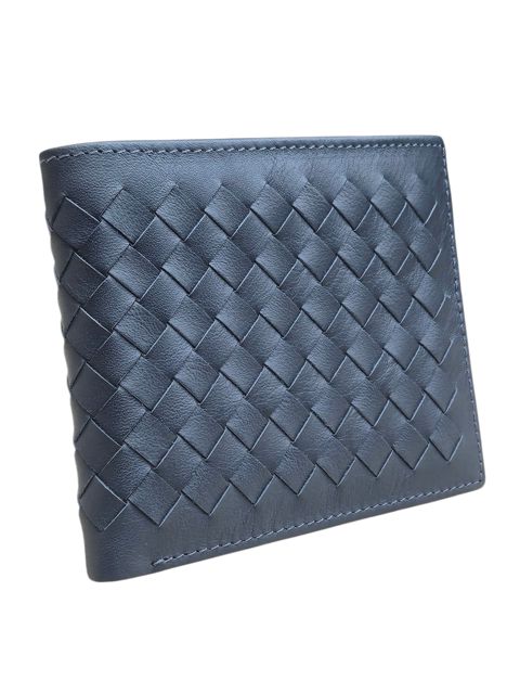 Kişilər üçün pulqabı, təbii dəri, göy, 8 kart bölməsi, 12x9.5 sm, Çin istehsalı, karton qutuda - TheBest_BV1730_MatBlue — Bakı