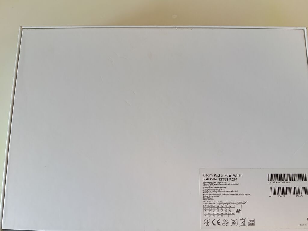 Xiaomi Pad 5 planşet, 128/8. Tertemiz cizigsiz, bir nokte bele yoxtu — Xiaomi, Bakı (6)