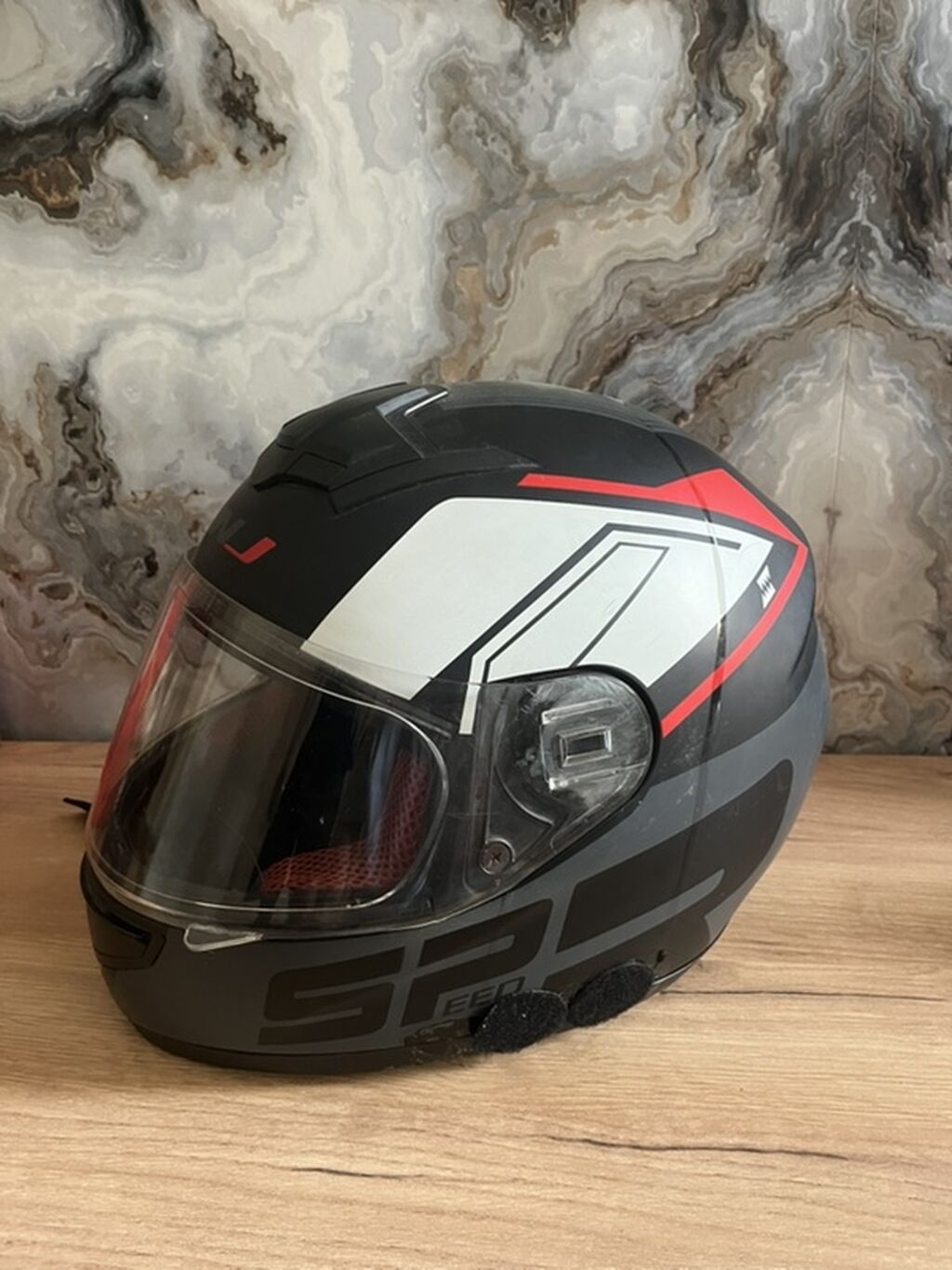 HNJ tam üzlü motosiklet dəbilqəsi - Model: HNJ full-face (arxa — Motosiklet geyimi, Xırdalan (5)