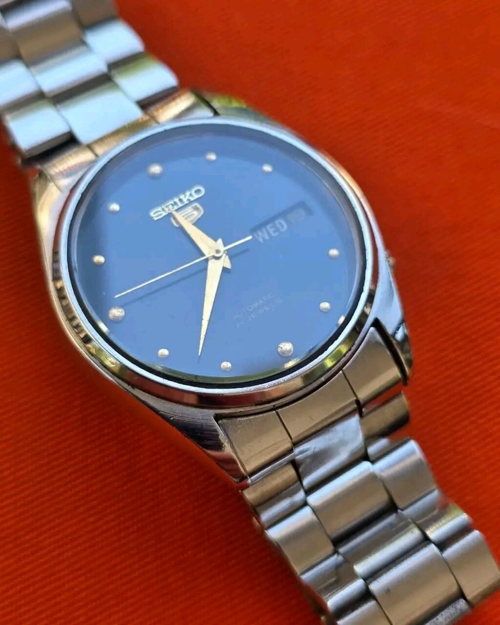 Seiko 5 avtomatik qol saatı - Brend/model: Seiko 5 - Mexanizm — Qol saatları, Bərdə (5)