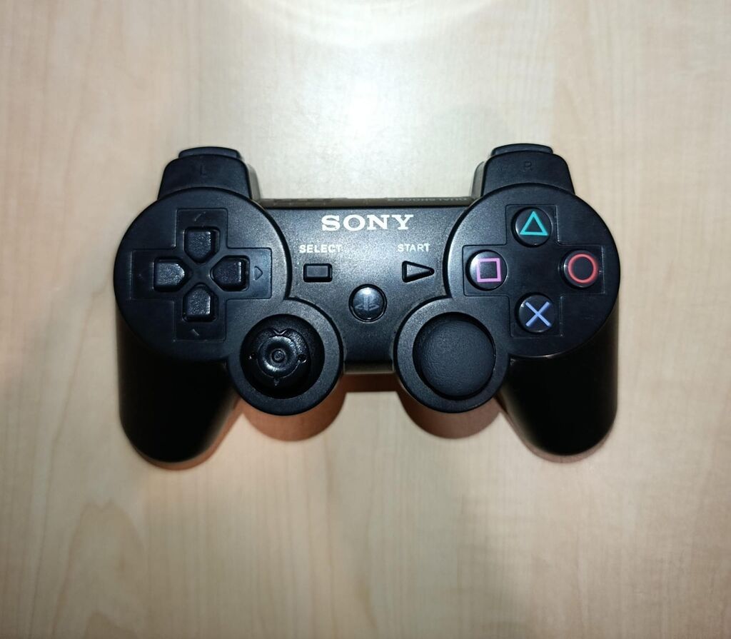Sony PlayStation 3 DualShock 3 simsiz oyun pulti - Rəng: qara — Aksesuarlar, Bakı